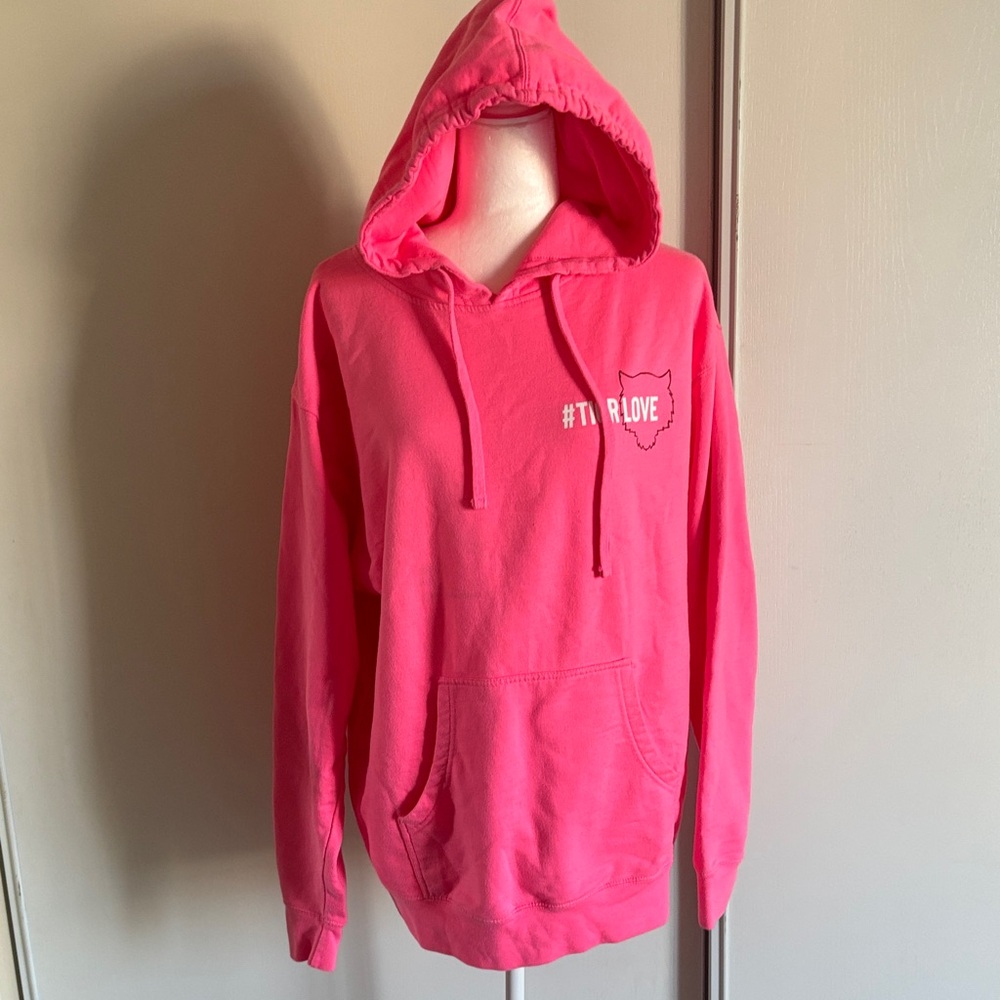 Bright Pink #TIGRLOVE Hoodie